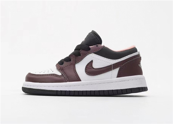 Youth Running Weapon Air Jordan 1 Red/White Low Top Shoes 0066